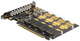 Karta rozszerzenia Delock PCIe 4.0 x16 - 4x NVMe M.2 Key M (89017) - obraz 1