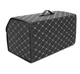 Складной кожаный автомобильный органайзер саквояж Voltronic CXJ-BIG-BG 540x320x300 Black-Gold - изображение 4