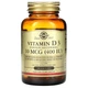 Витамины Solgar Vitamin D3 Cholecalciferol 10 мкг 400 IU 100 капсул - изображение 1