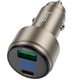 Зарядний автомобільний Hoco Z57B USB/Type-C PD45W+QC3.0 швидка зарядка для телефону Samsung/Xiaomi/Huawei/Meizu/iPhone/iPad/iPod Золотий - зображення 1