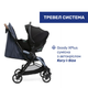 Коляска прогулочная Chicco Goody XPlus Stroller, синяя - изображение 7