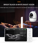 Видеоняня Baby Monitor ABM501-USB с монитором 5'' двусторонней связью и ночным видением - изображение 9