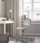 Офисное кресло BLECKBERGET IKEA 805.732.69 белый / серый - изображение 2