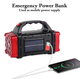 Ручной светодиодный фонарик на аккумуляторе с ручкой Hurry bolt HB-1678 38W Черный - изображение 3