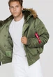 Куртка зимова коротка чоловіча Alpha Industries N-2B Parka 4XL Sage Green - зображення 6