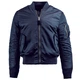 Бомбер мужской Alpha Industries MA-1 Slim Fit MJM44530C1 XS Темно-синий (640631469021) - изображение 12