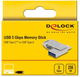 Флеш пам'ять USB Delock USB 5 Gbps USB-C + Type-A Memory Stick 256 GB Metal Housing Grey (4043619540082) - зображення 5