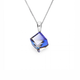 Срібний кулон Spark зі Swarovski Cube Small WJ48416BB - зображення 1