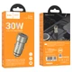 АЗУ Hoco Z57A Glorious PD30W+QC3.0 car charger Black - изображение 2