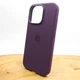 Чехол Silicone Case with MagSafe для iPhone 16 Pro Plum - изображение 1