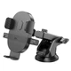 Холдер Hoco H19 Mighty one-button car holder(center console) Black - зображення 1