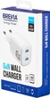 Сетевое зарядное устройство Brevia ePowerGaN 2xUSB-C PD3.0 45W White (44045GDCW) - изображение 5