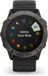 Garmin Fenix 6X Pro Sapphire Carbon Grey DLC with Black Band (010-02157-10) - изображение 6
