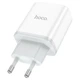 Сетевое зарядное устройство HOCO C105A Stage dual port PD20W+QC3.0 charger White (6931474782946) - изображение 3