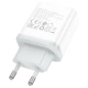 Сетевое зарядное устройство HOCO C105A Stage dual port PD20W+QC3.0 charger White (6931474782946) - изображение 6