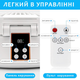 Вентилятор настільний на акумуляторі Folding Fan D1 Безшумний портативний акумуляторний охолоджуючий поворотний з пультом та функцією нічник білий - зображення 7