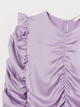 Блуза H&M S сиреневый 3001930775 - изображение 2