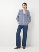 Рубашка женская Zara 4387/564 XS Синяя (04387056044018) - изображение 3
