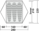 Namiot Robens Boulder 3 280 x 220 x 110 cm 3-osobowy (5709388128089) - obraz 5