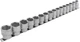 Набор головок Rock Force 1/2" 6-гранные 10-32 мм на планке 16 предметов (RF-4161-5) - изображение 1