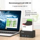Док-станція Maiwo для HDD 2.5"/3.5" SATA/SSD 3хUSB 3.0 (K308H 6372) Чорна - зображення 6