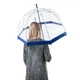 Зонт-трость Fulton Birdcage-1 Navy синий прозрачный купол женский купольный 61608 - изображение 8