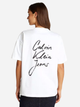 Футболка бавовняна жіноча Calvin Klein Jeans J20J225113-YAF XL Біла (8720639930944) - зображення 2