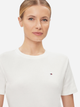 Koszulka damska bawełniana Tommy Hilfiger WW0WW40587-YBL L Biała (8720646208494) - obraz 4