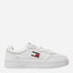Sneakersy męskie skórzane Tommy Jeans EM0EM01443-YBR 44 Białe (8720637381267) - obraz 1