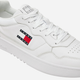 Sneakersy męskie skórzane Tommy Jeans EM0EM01443-YBR 42 Białe (8720637381021) - obraz 6