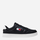 Sneakersy męskie skórzane Tommy Jeans EM0EM01574-BDS 41 Czarne (8720638211235) - obraz 1