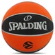Мяч баскетбольный № 7 резиновый SPALDING TF 150 EURO TURK черный-оранжевый 84506Z - изображение 2