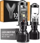 LED лампы автомобильные Y10Pro H4 60W 6000K с линзой - изображение 6