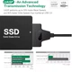 Кабель-адаптер SATA 3, 22pin to USB 6Gbps Black, Для HDD и SSD - изображение 9