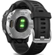 Смарт-часы Garmin Fenix 6S Solar Silver with Black Band (010-02409-00) - изображение 3