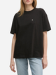 Koszulka damska bawełniana Calvin Klein Jeans J20J225113-BEH M Czarna (8720639929757) - obraz 1