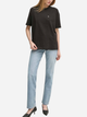 Футболка бавовняна жіноча Calvin Klein Jeans J20J225113-BEH S Чорна (8720639929498) - зображення 3
