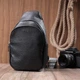Женская сумка Vintage 15х25х5 см черная из экокожи через плечо 60729 - изображение 9