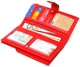 Женское портмоне CANPELLINI из натуральной кожи разноцветное с тиснением под змею и монетницей 56448 - изображение 5