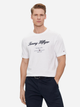 Koszulka męska bawełniana Tommy Hilfiger MW0MW33691-YBR S Biała (8720645698210) - obraz 1