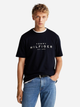 Футболка бавовняна чоловіча Tommy Hilfiger MW0MW37448-DW5 M Темно-синя (8720638294993) - зображення 1