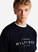 Футболка бавовняна чоловіча Tommy Hilfiger MW0MW37448-DW5 2XL Темно-синя (8720638295969) - зображення 4