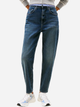 Jeansy mom fit damskie z wysokim stanem Tommy Jeans DW0DW19580-1BJ 29-32 Ciemnoniebieskie (8720638499244) - obraz 1