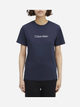 Koszulka damska bawełniana Calvin Klein K20K205448-CEF XS Ciemnogranatowa (8720639971619) - obraz 1