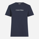 Футболка бавовняна жіноча Calvin Klein K20K205448-CEF L Темно-синя (8720639972067) - зображення 3