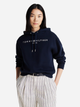 Худі жіноче Tommy Hilfiger WW0WW43598-C1G L Темно-синє (8720638386438) - зображення 1