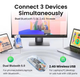 Бездротова комп'ютерна миша Wireless Mouse М388 Dual Bluetooth + 2,4G на акумуляторі прозора SL - изображение 3