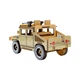Дерев'яний 3D конструктор "Humvee" Puz-00927, 100 деталей - зображення 4