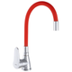 Смеситель для кухни Zerix SOP7 146 с красным гибким изливом (ZX2659) - изображение 1