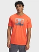 Футболка длинная мужская Under Armour Ua M Boxed Sports Updated Ss 1386793-847 M Оранжевая (197779470018) - изображение 1